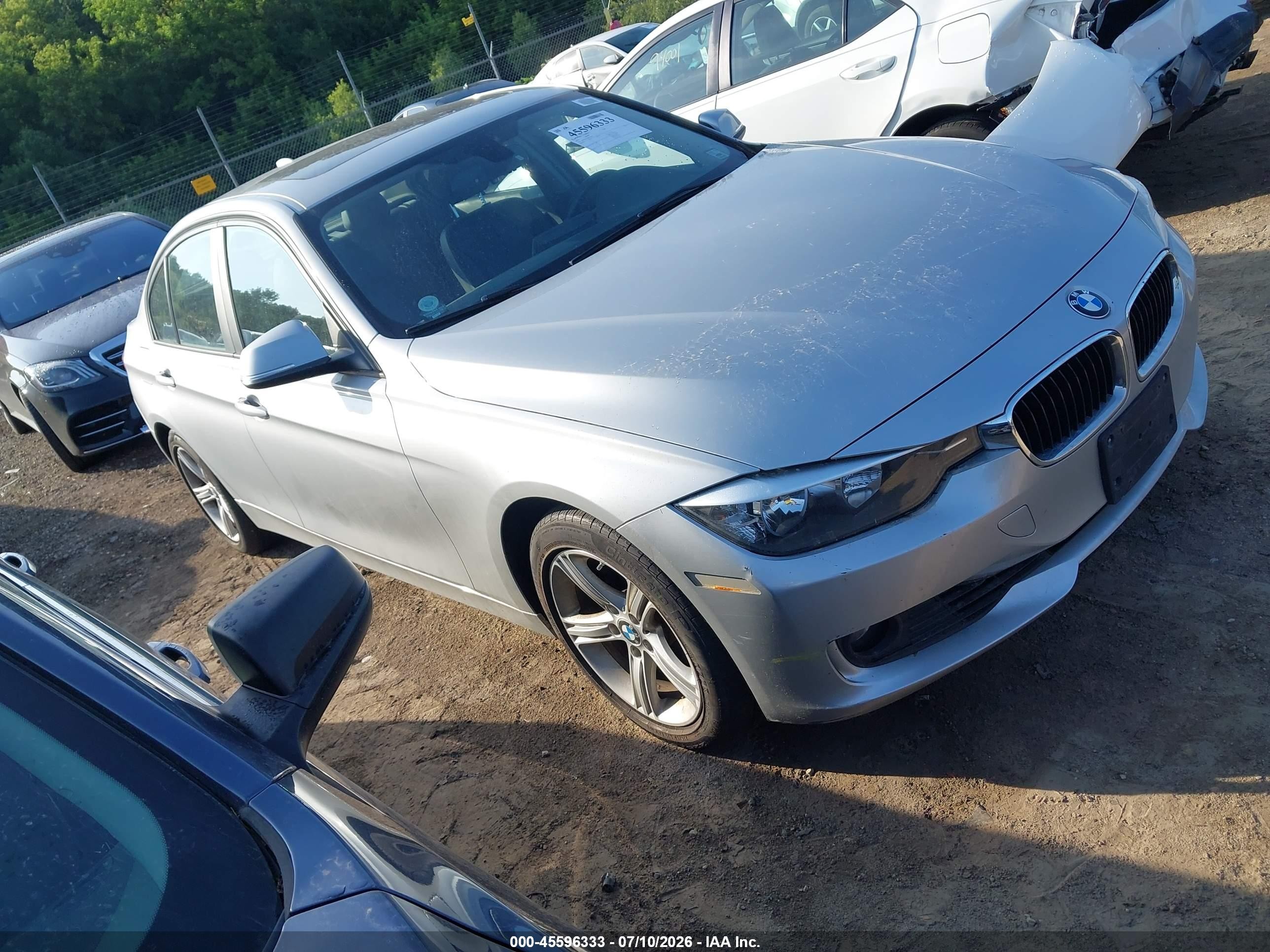 2015 Bmw 328i Xdrive Silver vin: WBA3B3C58FF546631