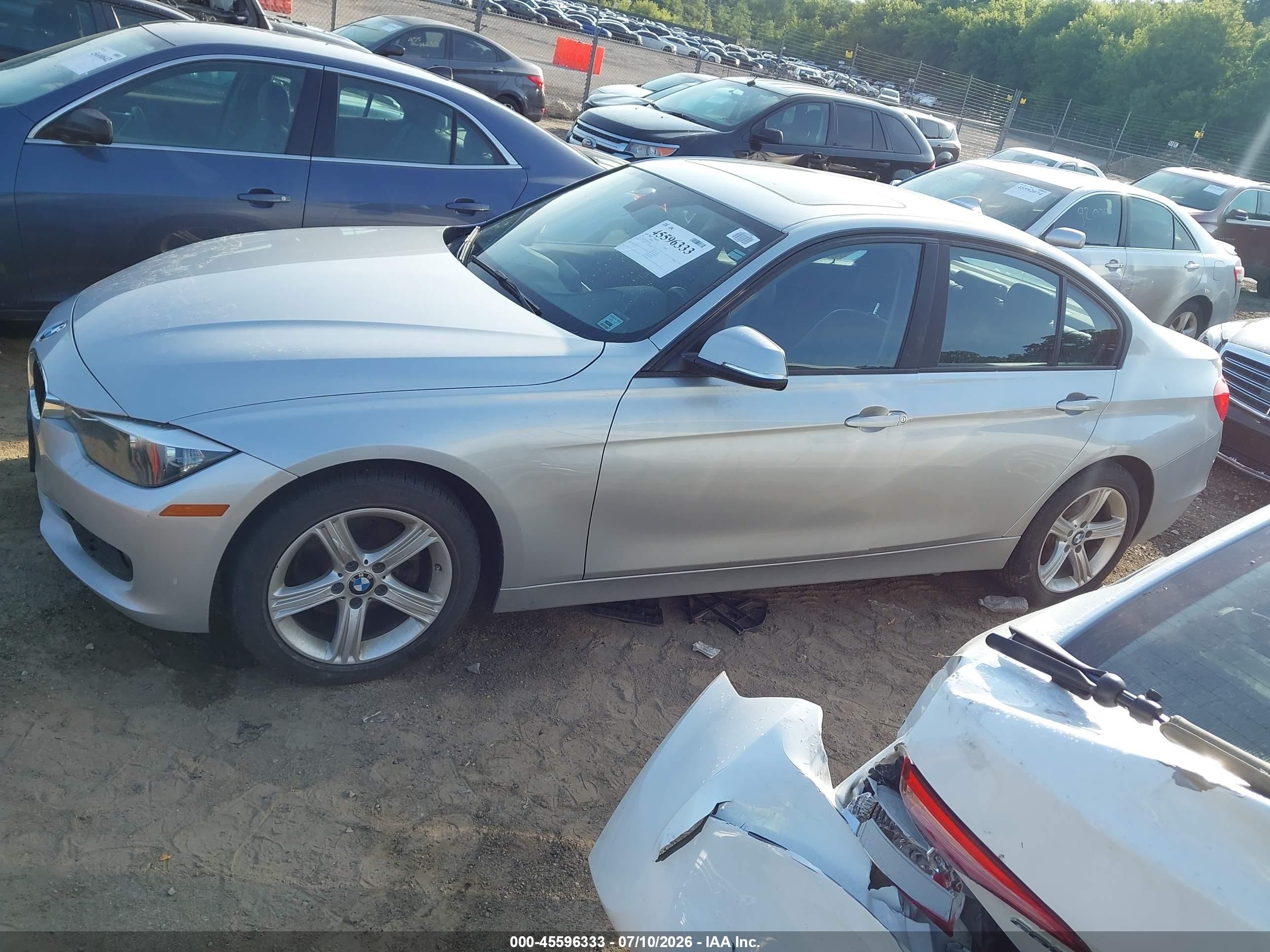2015 Bmw 328i Xdrive Silver vin: WBA3B3C58FF546631