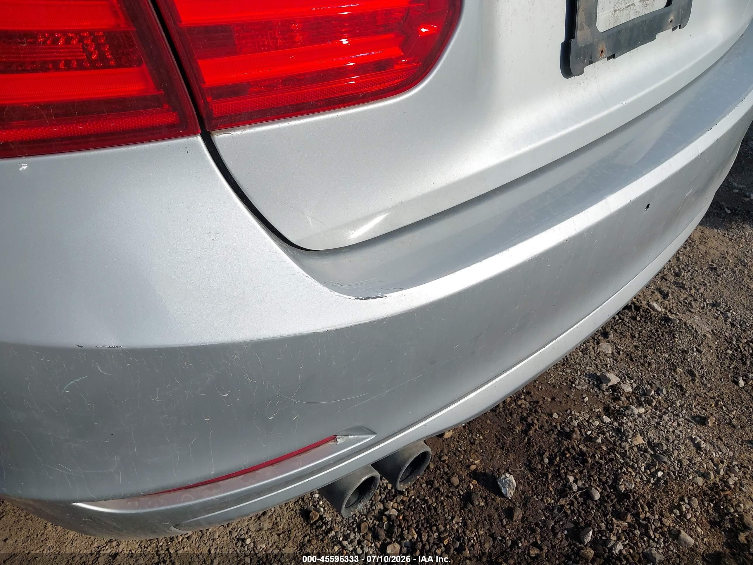 2015 Bmw 328i Xdrive Silver vin: WBA3B3C58FF546631