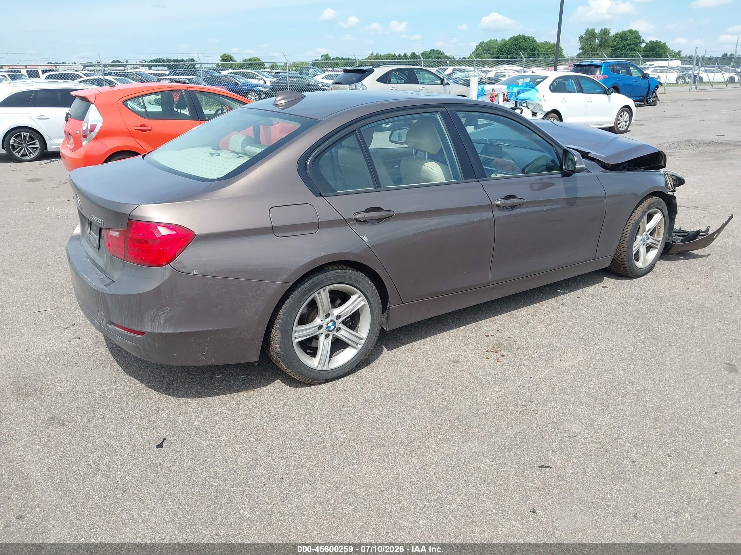 2013 Bmw 328i Xdrive Brown vin: WBA3B3C59DF531777