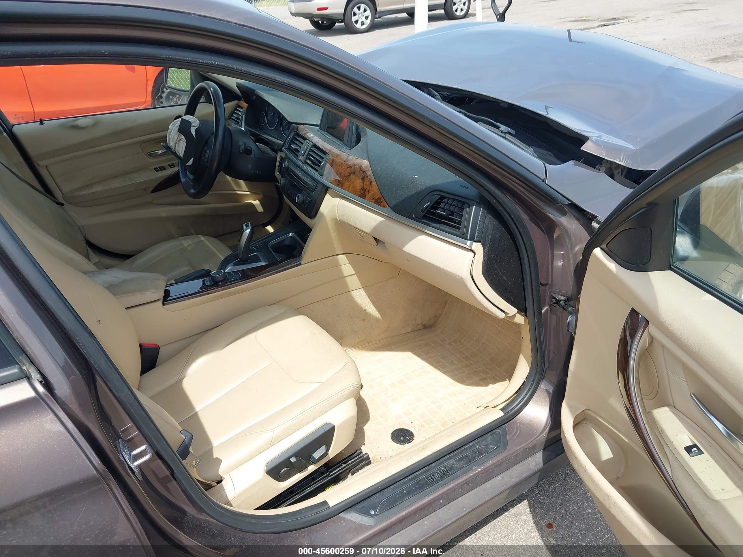 2013 Bmw 328i Xdrive Brown vin: WBA3B3C59DF531777