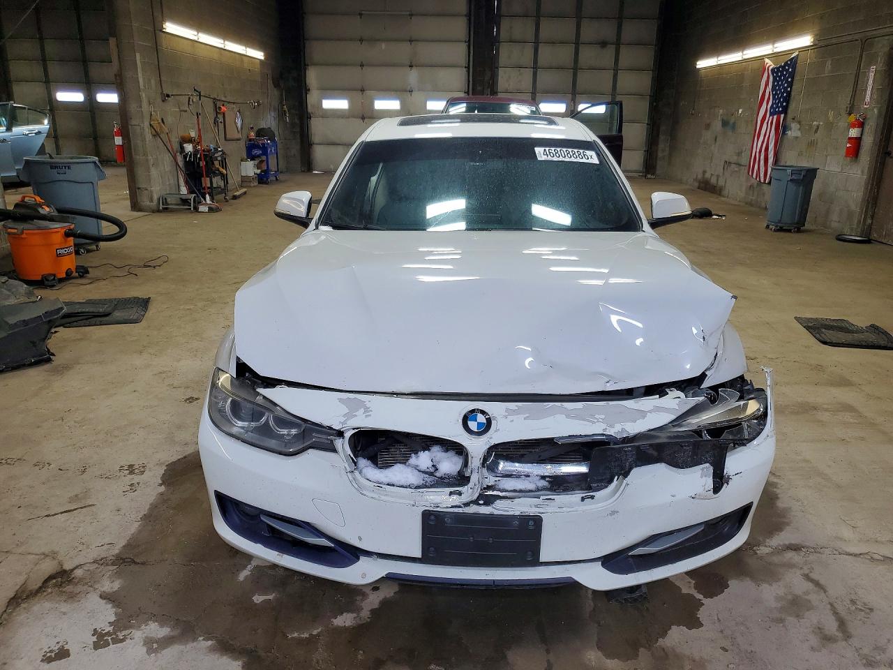 2013 Bmw 328 Xi White vin: WBA3B3C59DF533237