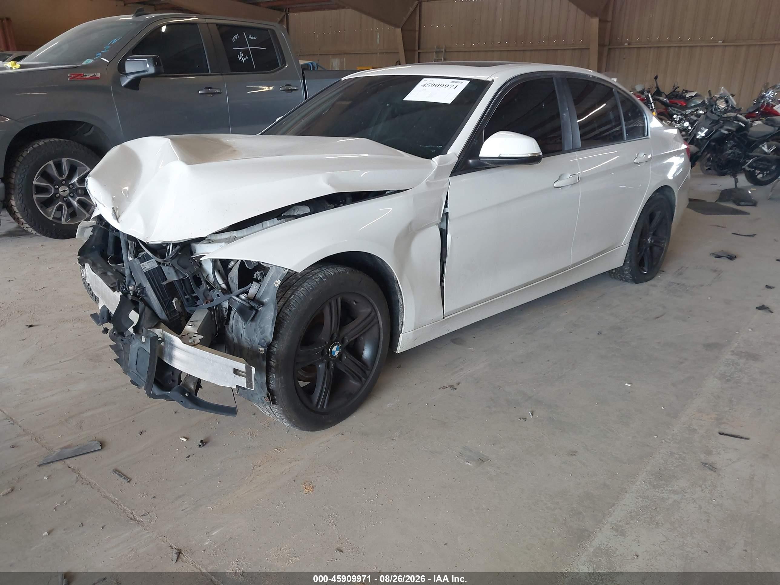 2013 Bmw 328i Xdrive White vin: WBA3B3C59DF539863