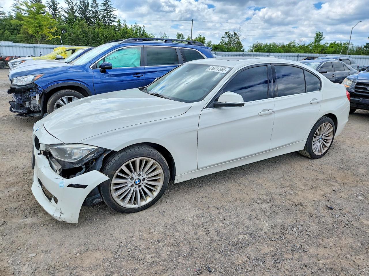 2013 Bmw 328 Xi White vin: WBA3B3C59DJ976050