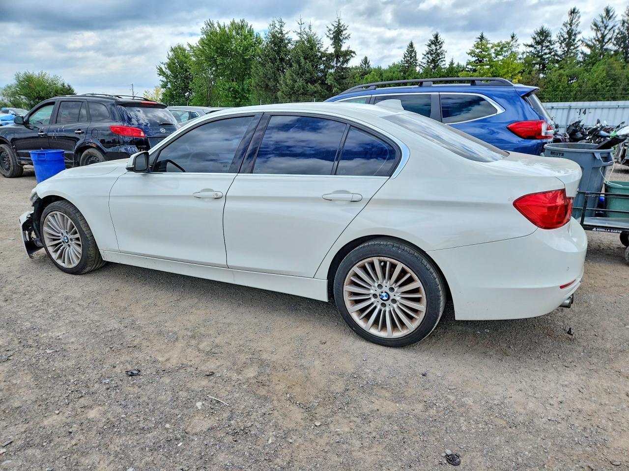 2013 Bmw 328 Xi White vin: WBA3B3C59DJ976050