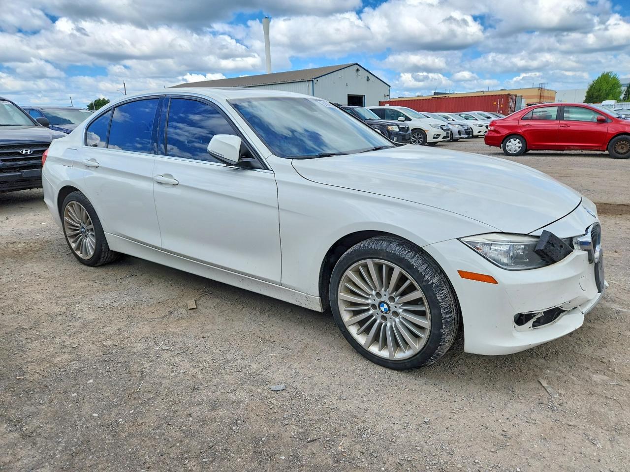 2013 Bmw 328 Xi White vin: WBA3B3C59DJ976050