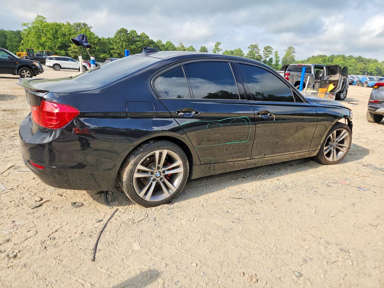 2013 Bmw 328 Xi Черный vin: WBA3B3C5XDF535708