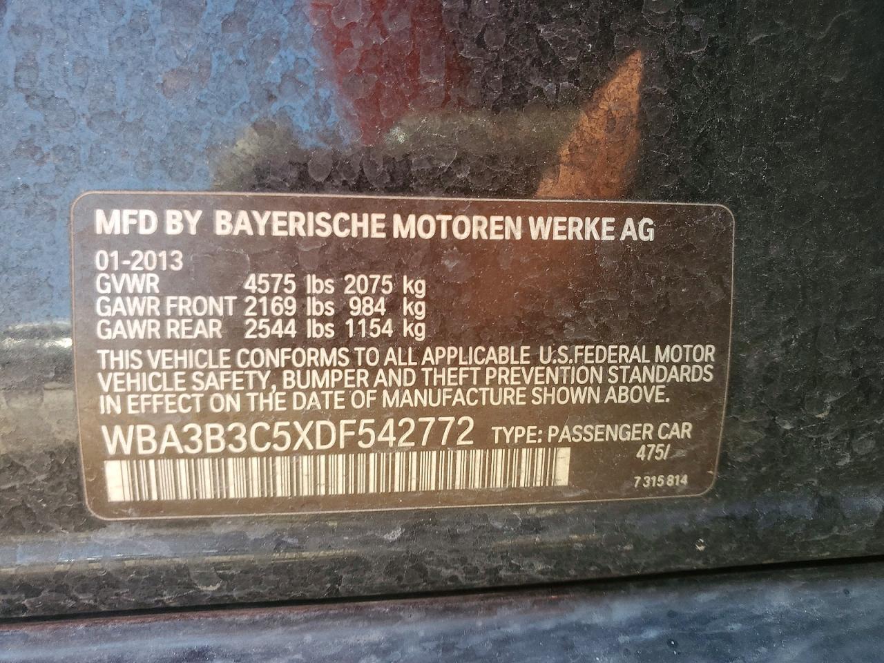 2013 Bmw 328 Xi Black vin: WBA3B3C5XDF542772