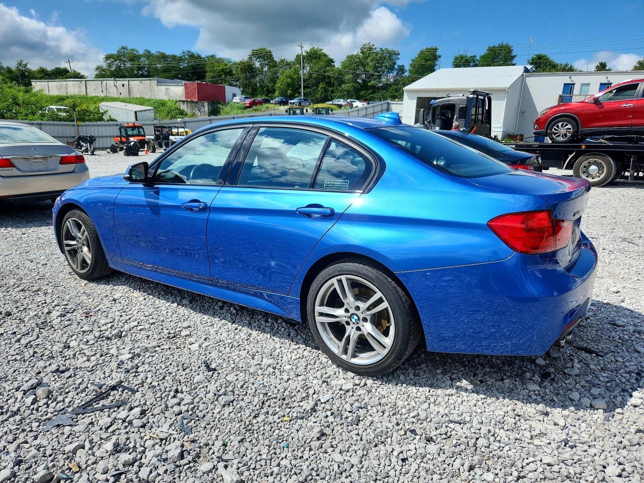 2014 Bmw 328 Xi Синий vin: WBA3B3C5XEJ979394