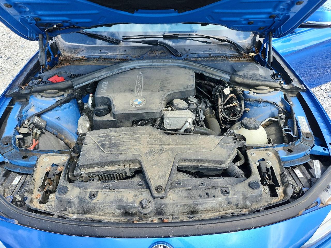2014 Bmw 328 Xi Синий vin: WBA3B3C5XEJ979394