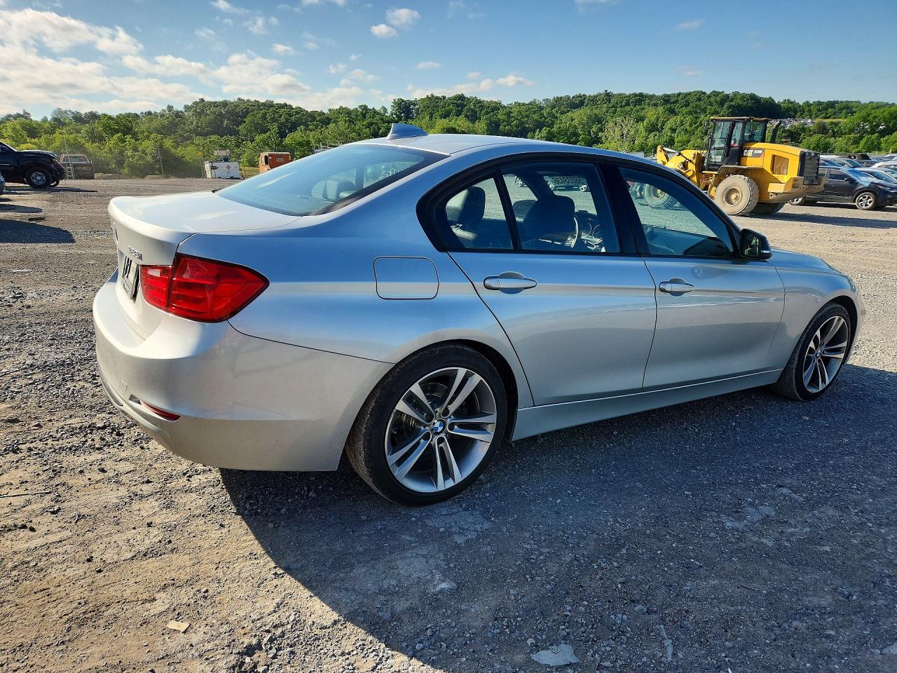 2014 Bmw 328 Xi Silver vin: WBA3B3C5XEJ980447