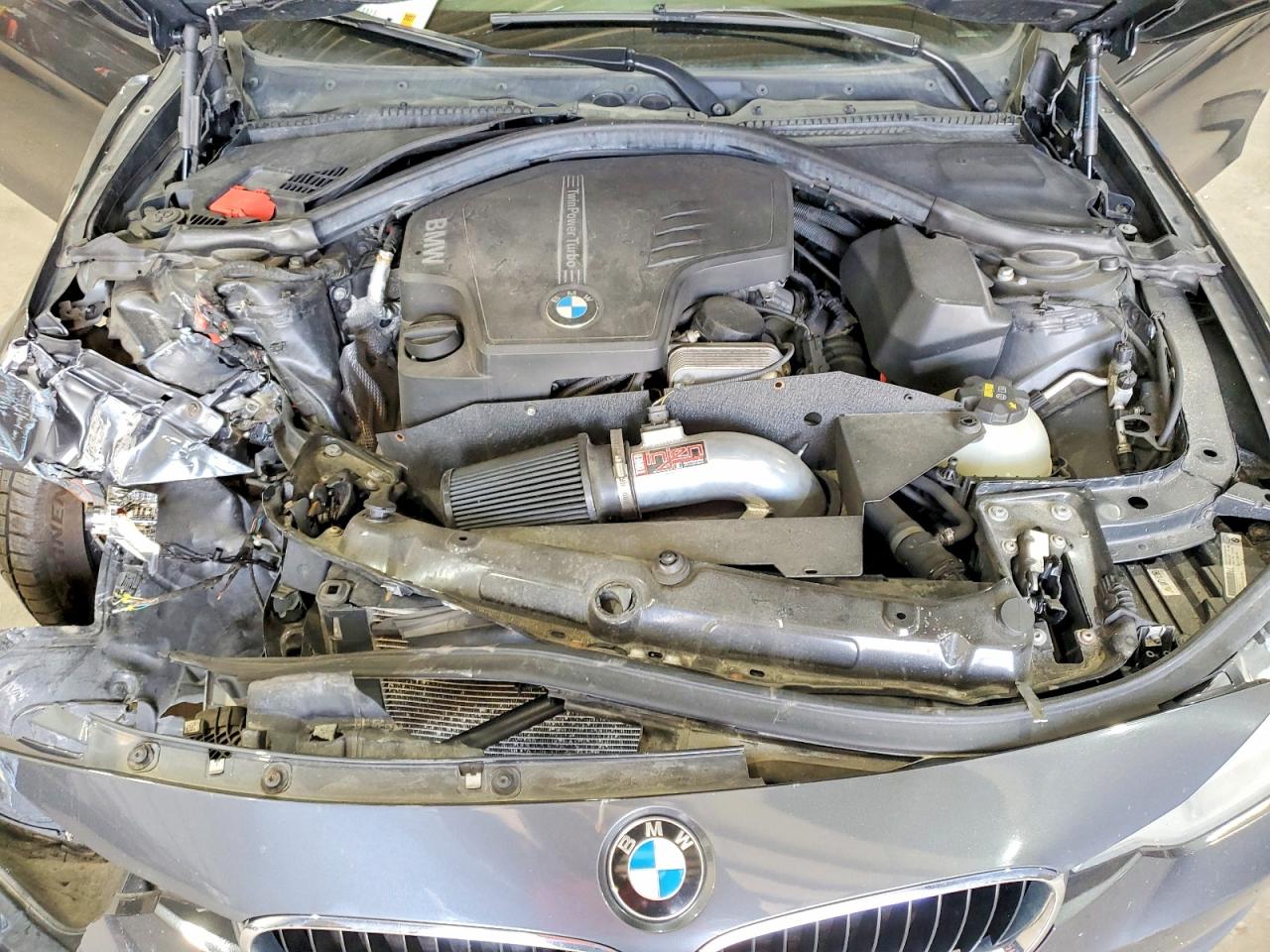 2015 Bmw 328 Xi Gray vin: WBA3B3C5XFF546162