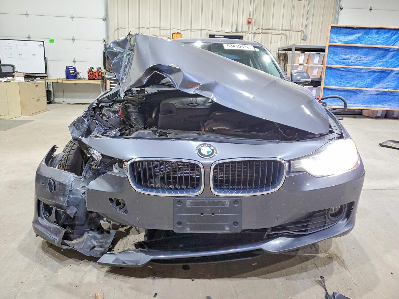 2015 Bmw 328 Xi Gray vin: WBA3B3C5XFF546162