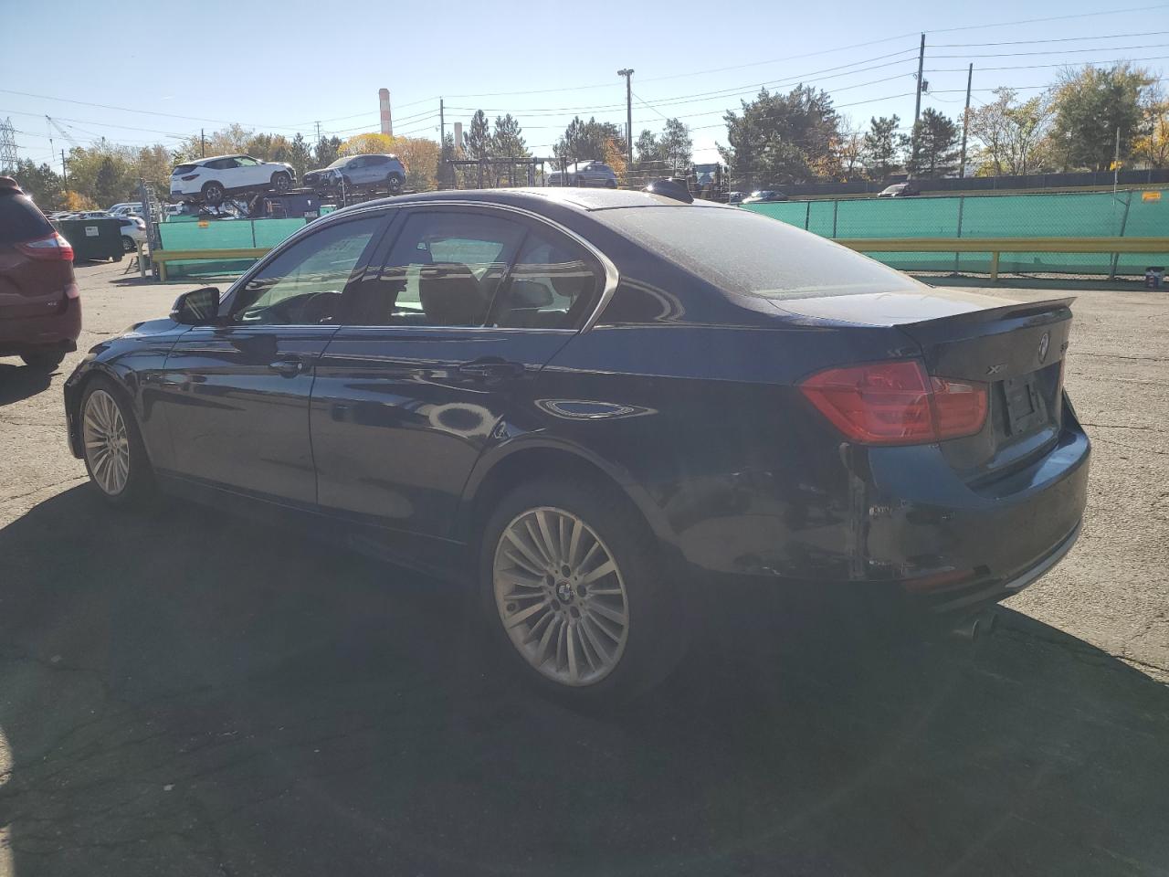2015 Bmw 328 Xi Blue vin: WBA3B3C5XFF548154