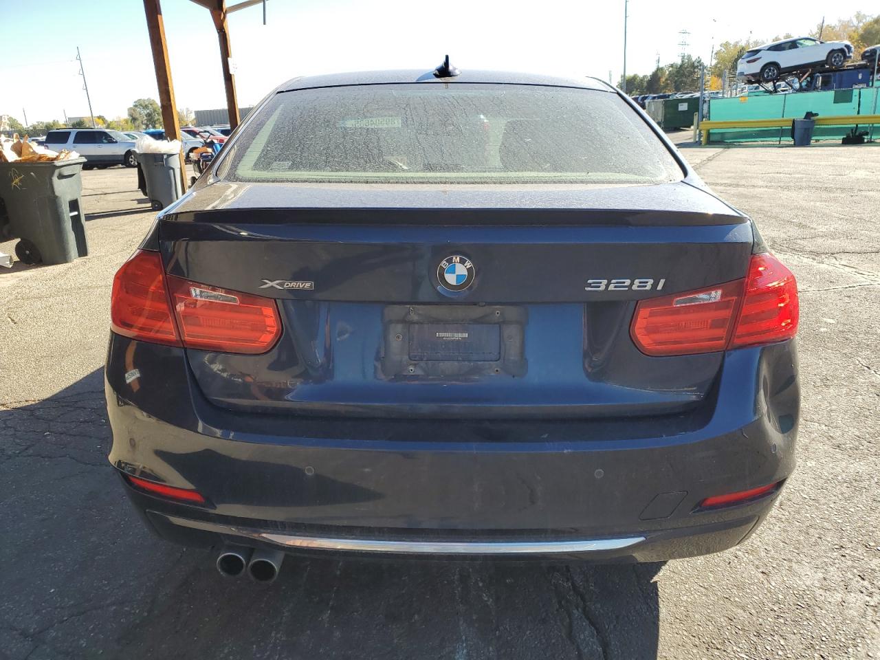 2015 Bmw 328 Xi Blue vin: WBA3B3C5XFF548154