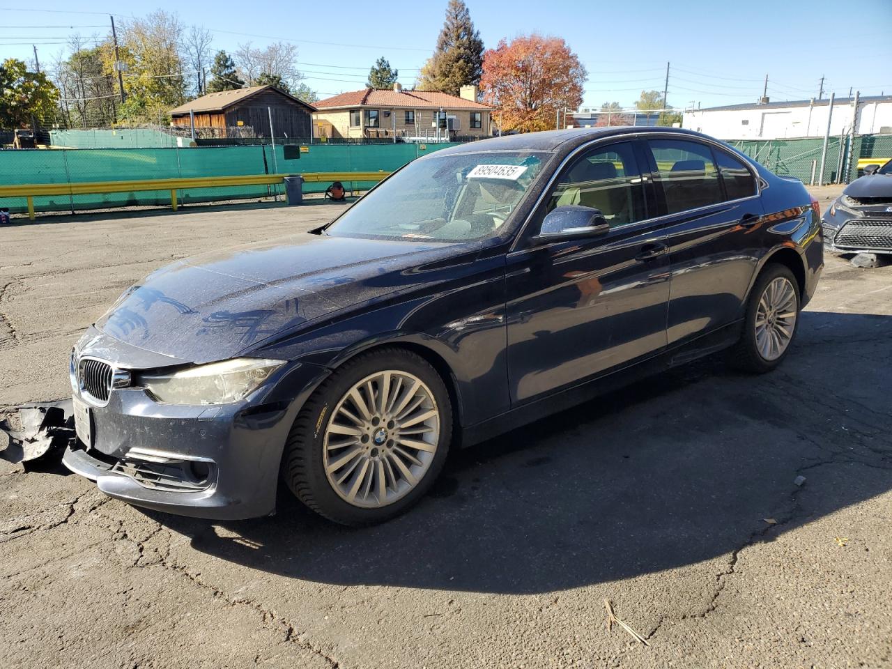 2015 Bmw 328 Xi Blue vin: WBA3B3C5XFF548154