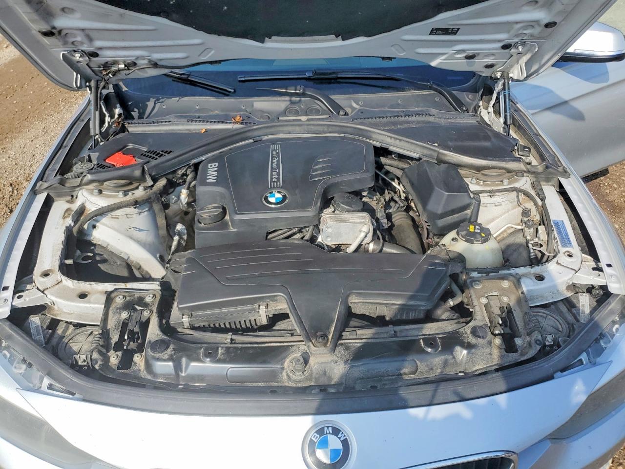 2015 Bmw 328 Xi Silver vin: WBA3B3C5XFF548476