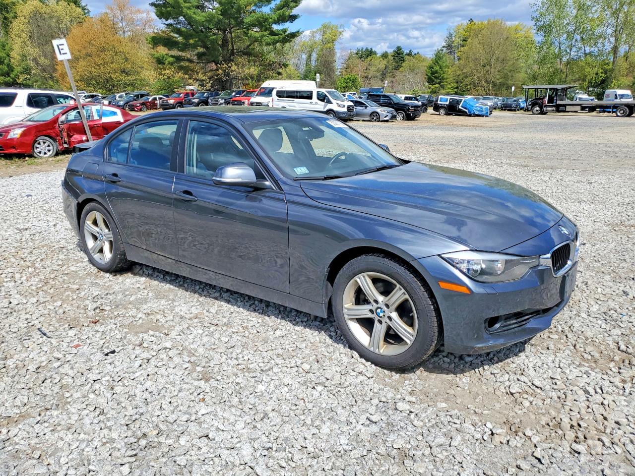 2013 Bmw 328 Xi Gray vin: WBA3B3G50DNR80765