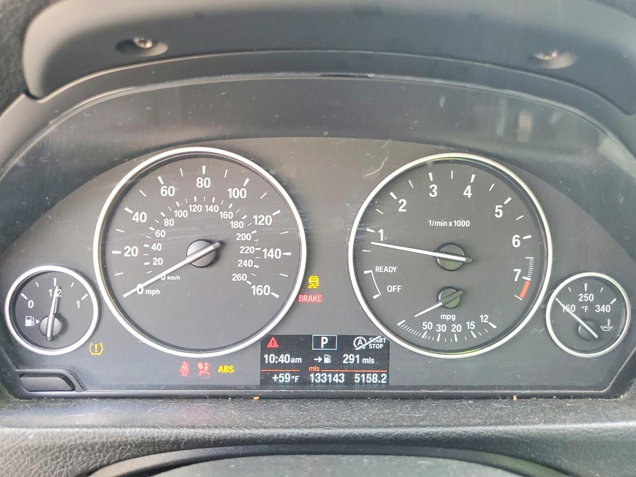 2013 Bmw 328 Xi Gray vin: WBA3B3G50DNR80765