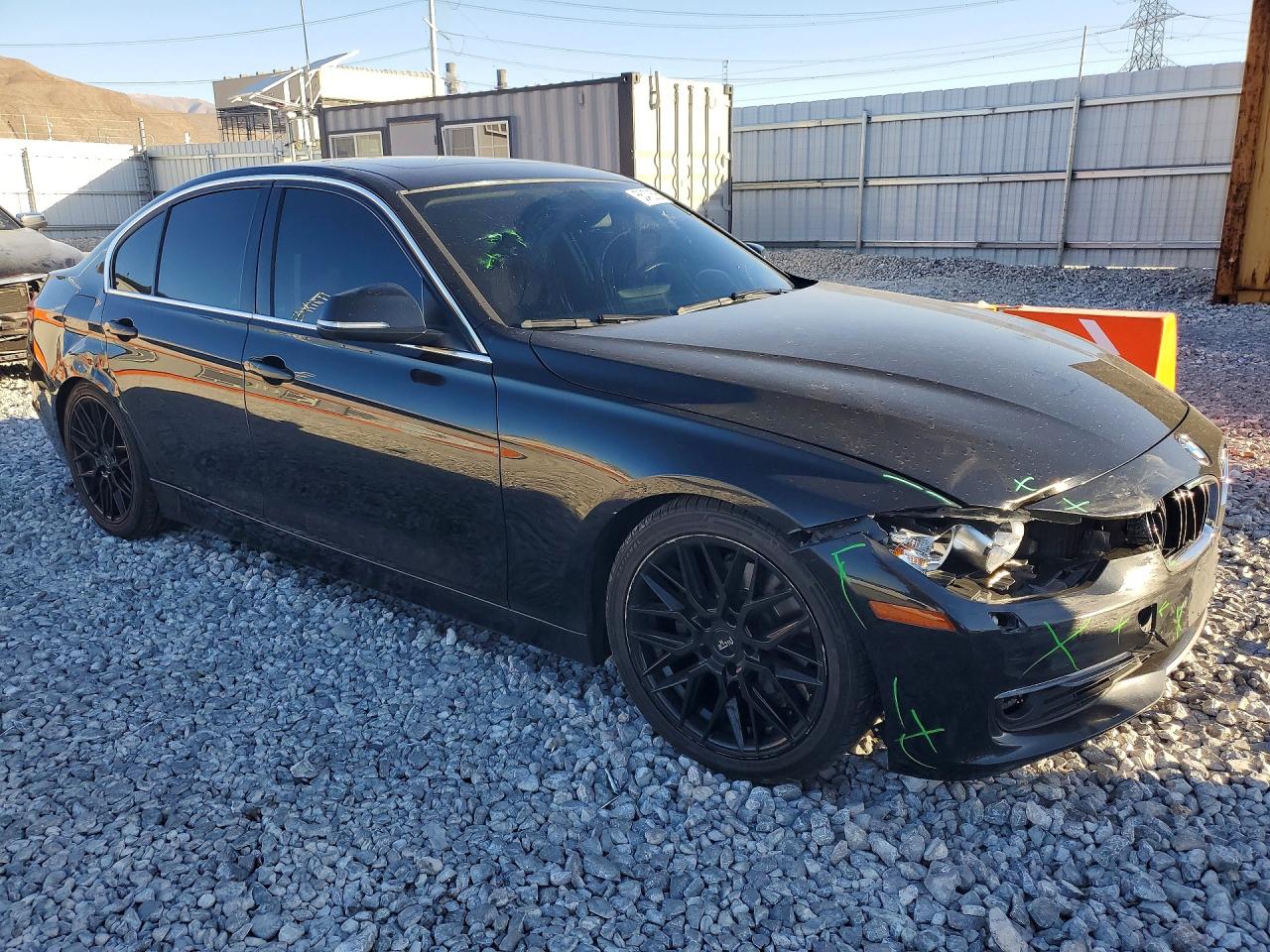 2014 Bmw 328 Xi Black vin: WBA3B3G50ENR81948