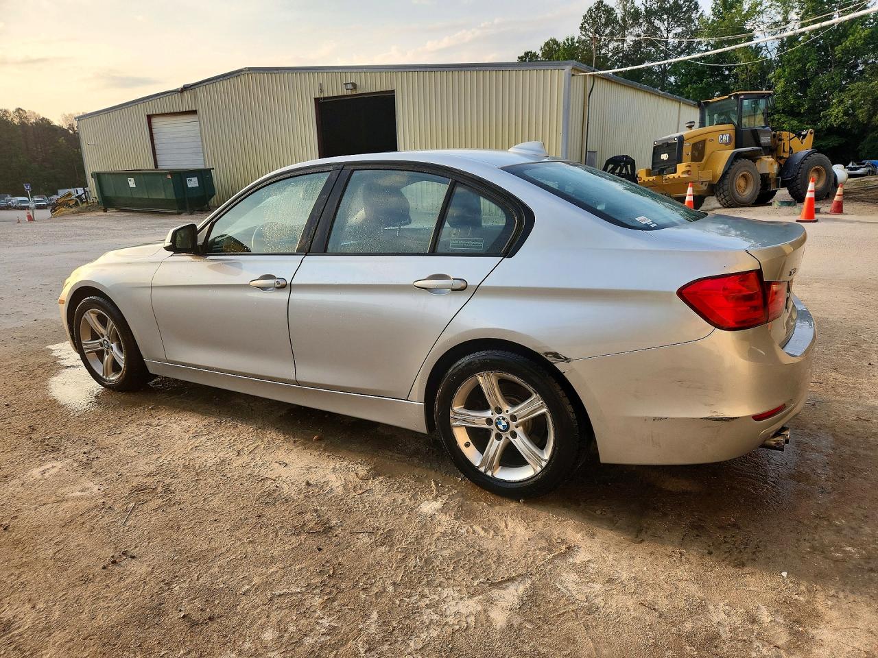 2014 Bmw 328 Xi Silver vin: WBA3B3G50ENR82310