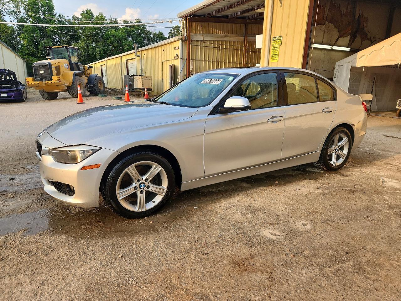 2014 Bmw 328 Xi Silver vin: WBA3B3G50ENR82310