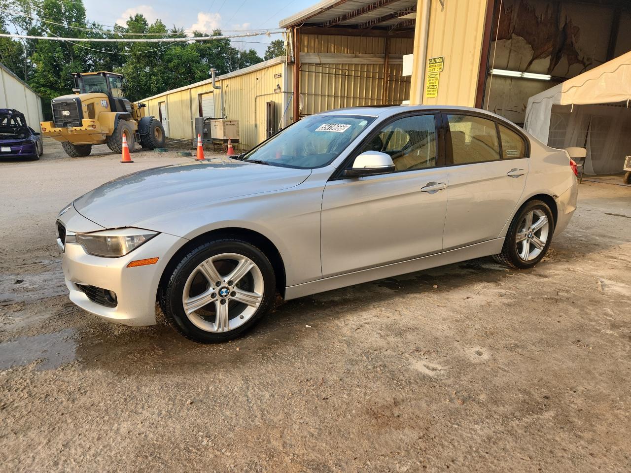 2014 Bmw 328 Xi Silver vin: WBA3B3G50ENR82310 Damage: Front Bumper, Curb Rash, 2 To 3 Inches