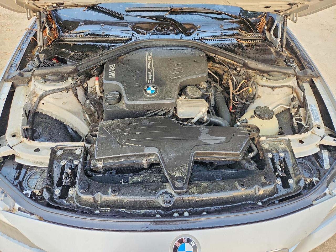 2014 Bmw 328 Xi Silver vin: WBA3B3G50ENR82310