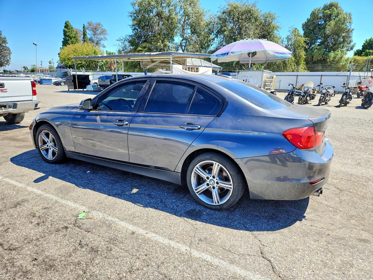 2014 Bmw 328 Xi Gray vin: WBA3B3G50ENR84512