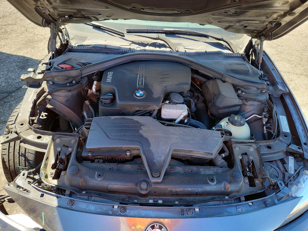 2014 Bmw 328 Xi Gray vin: WBA3B3G50ENR84512