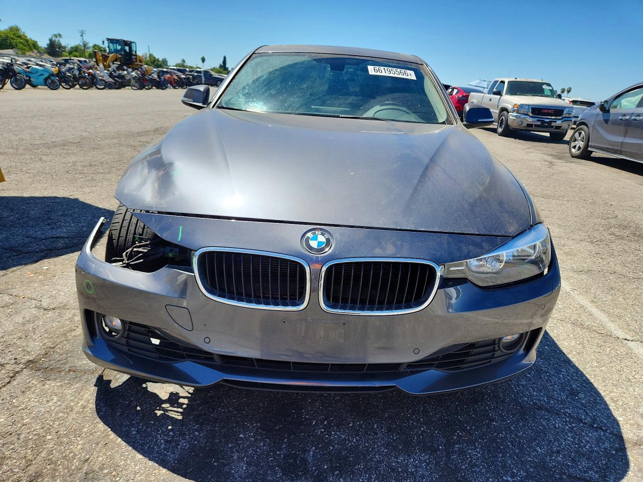 2014 Bmw 328 Xi Gray vin: WBA3B3G50ENR84512