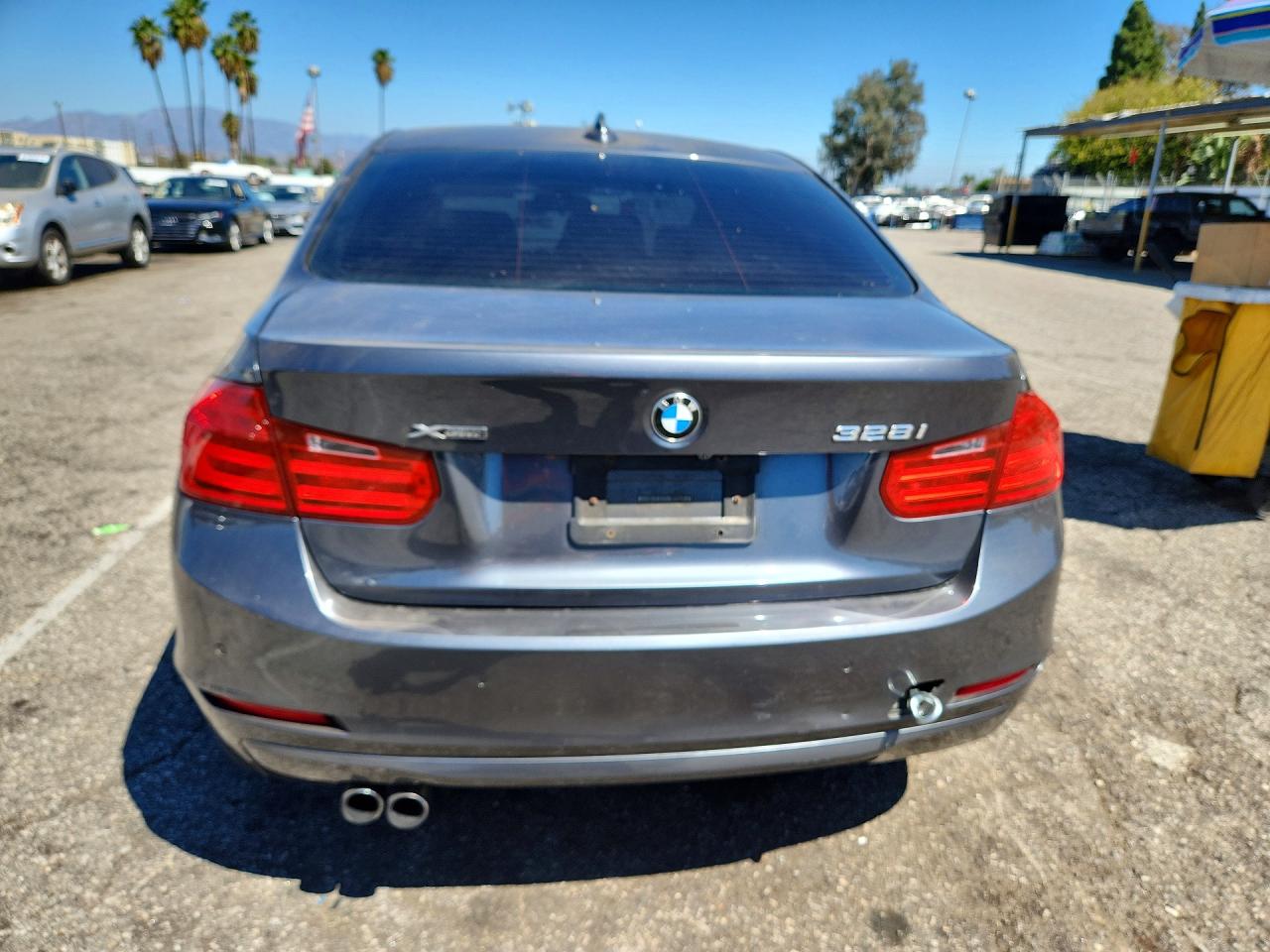 2014 Bmw 328 Xi Gray vin: WBA3B3G50ENR84512