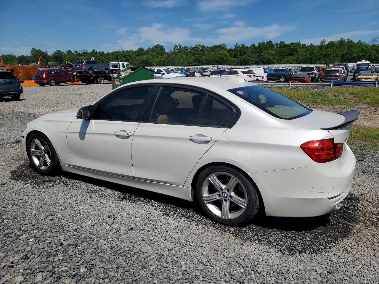 2015 Bmw 328 Xi White vin: WBA3B3G50FNR87041