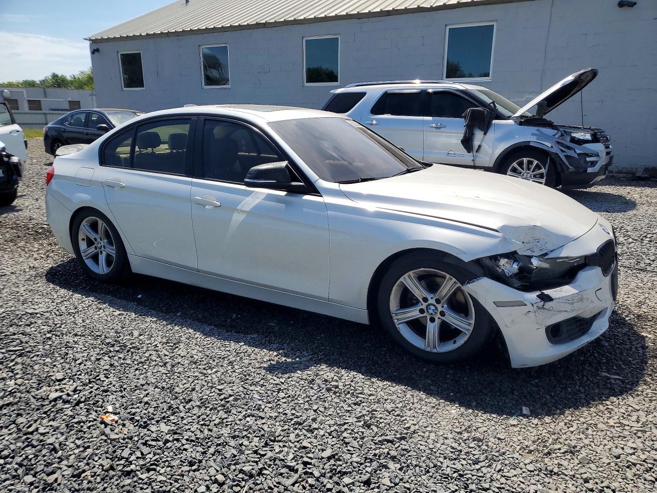 2015 Bmw 328 Xi White vin: WBA3B3G50FNR87041