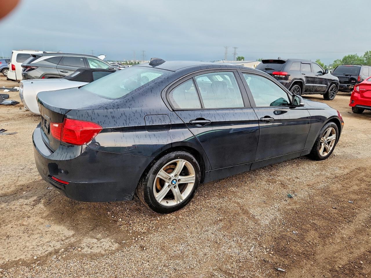2015 Bmw 328 Xi Black vin: WBA3B3G50FNT17019