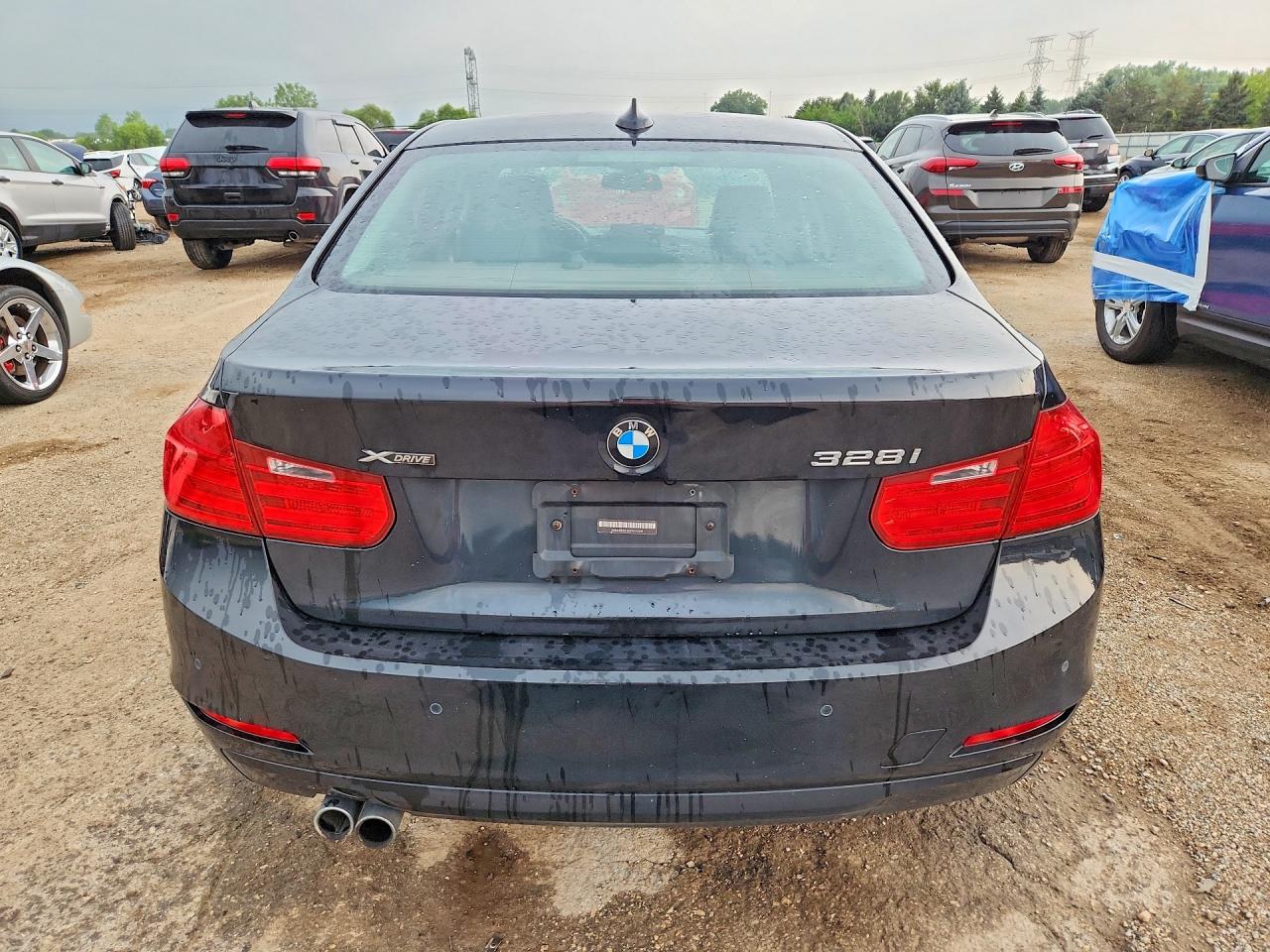 2015 Bmw 328 Xi Black vin: WBA3B3G50FNT17019