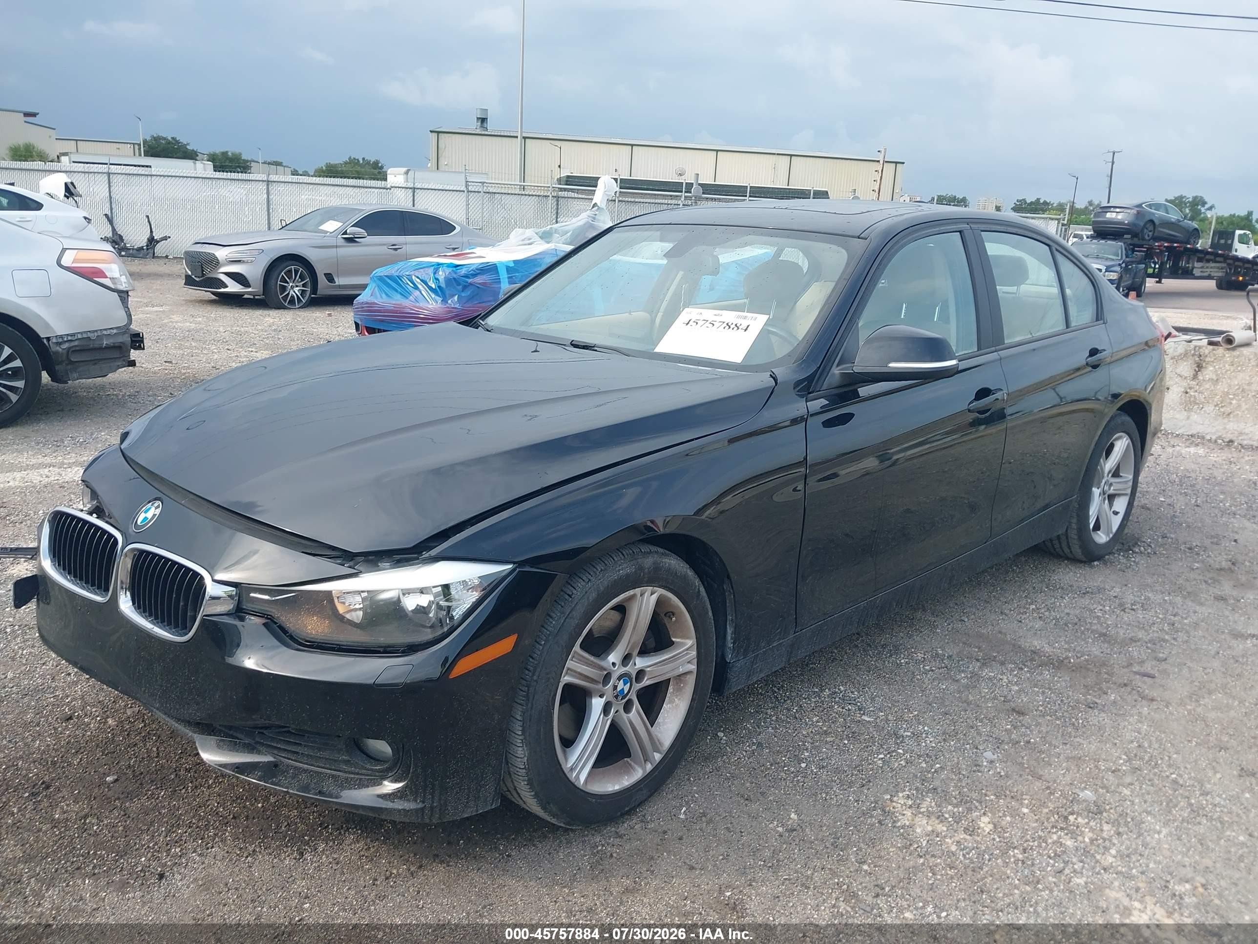 2014 Bmw 328i Xdrive Black vin: WBA3B3G51ENR81666