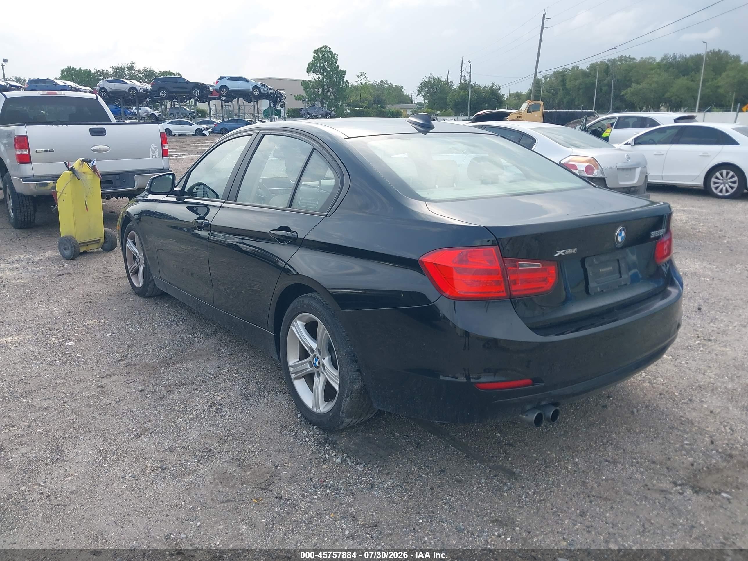 2014 Bmw 328i Xdrive Black vin: WBA3B3G51ENR81666