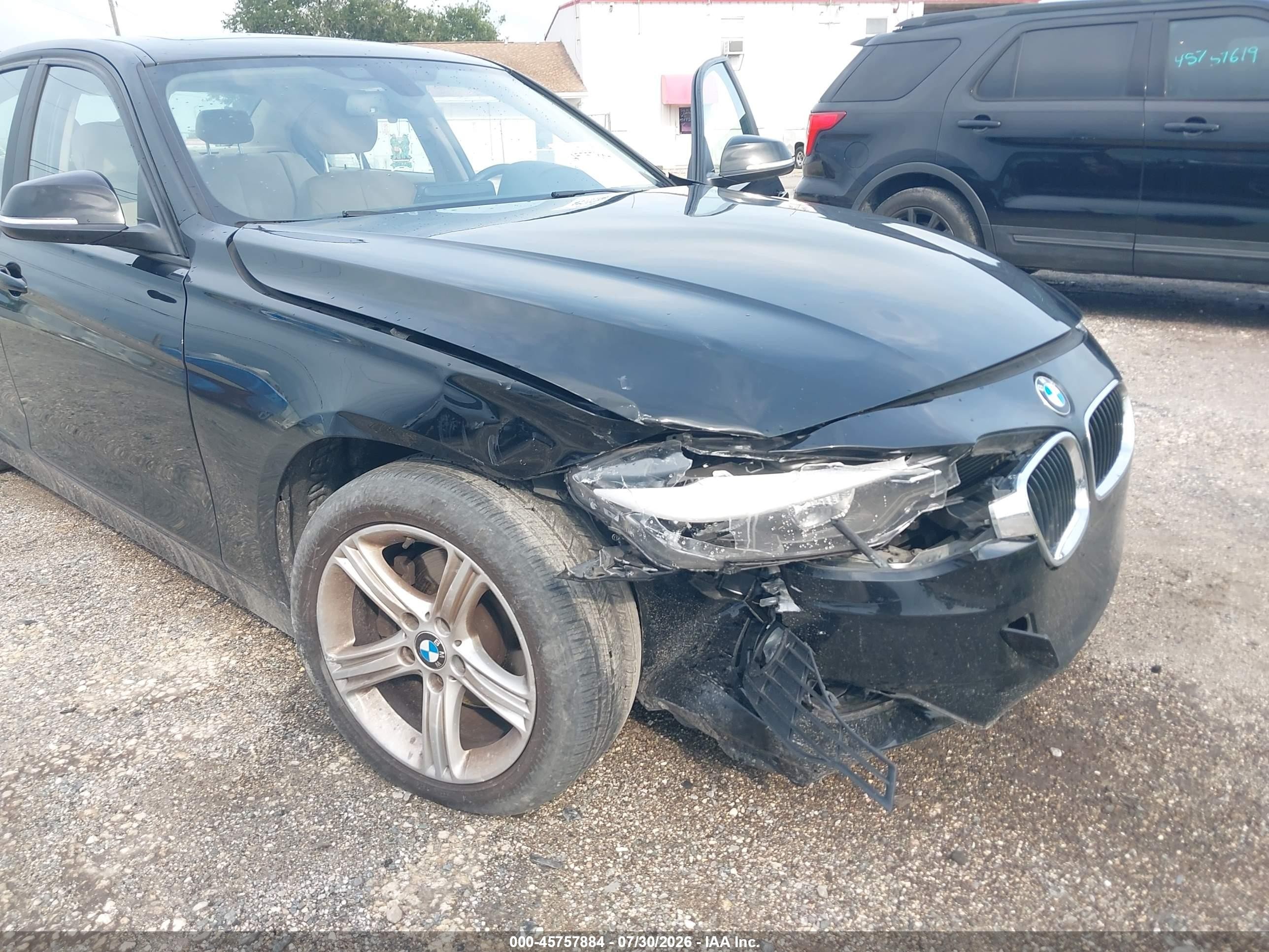 2014 Bmw 328i Xdrive Black vin: WBA3B3G51ENR81666