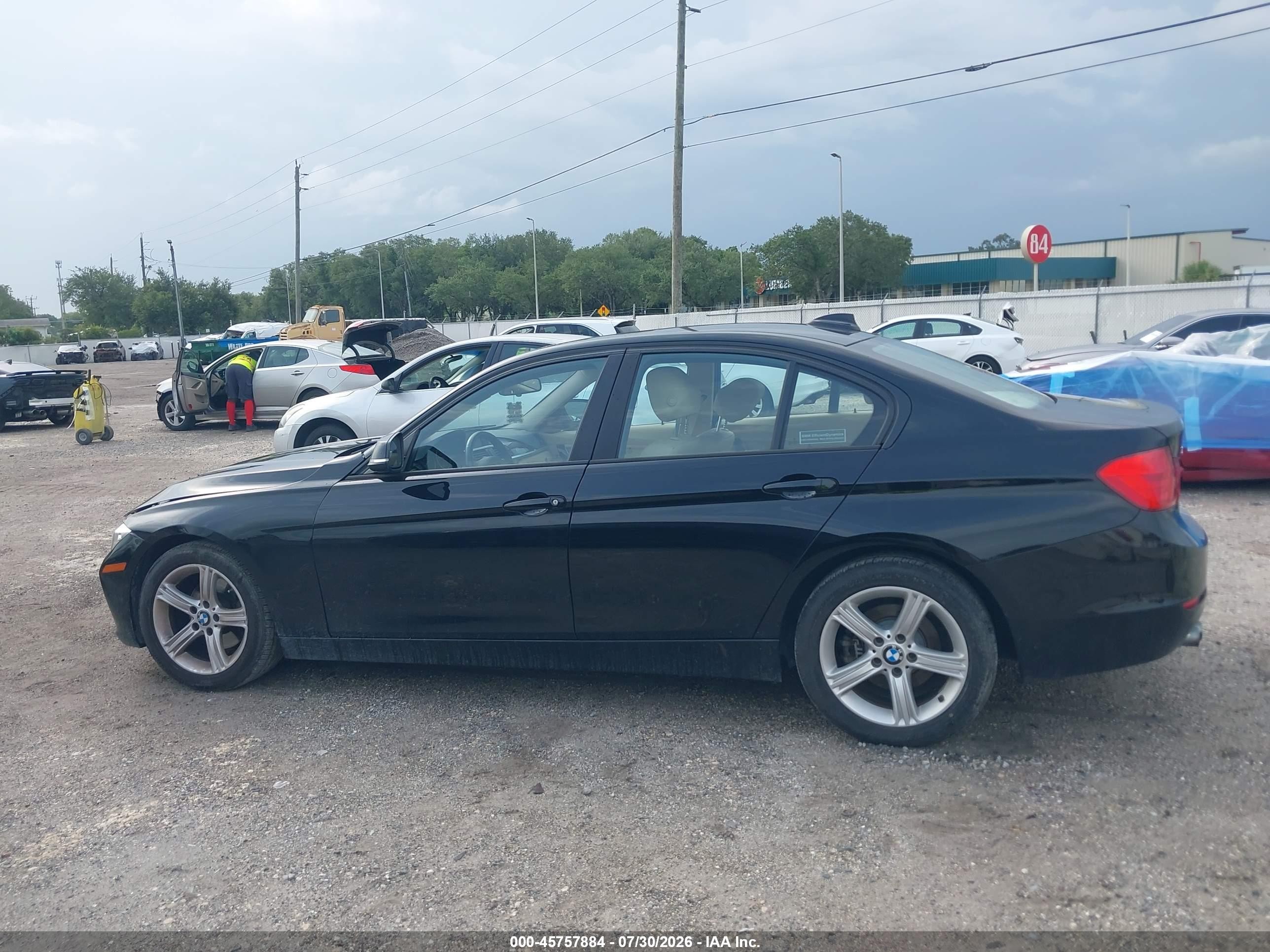 2014 Bmw 328i Xdrive Black vin: WBA3B3G51ENR81666