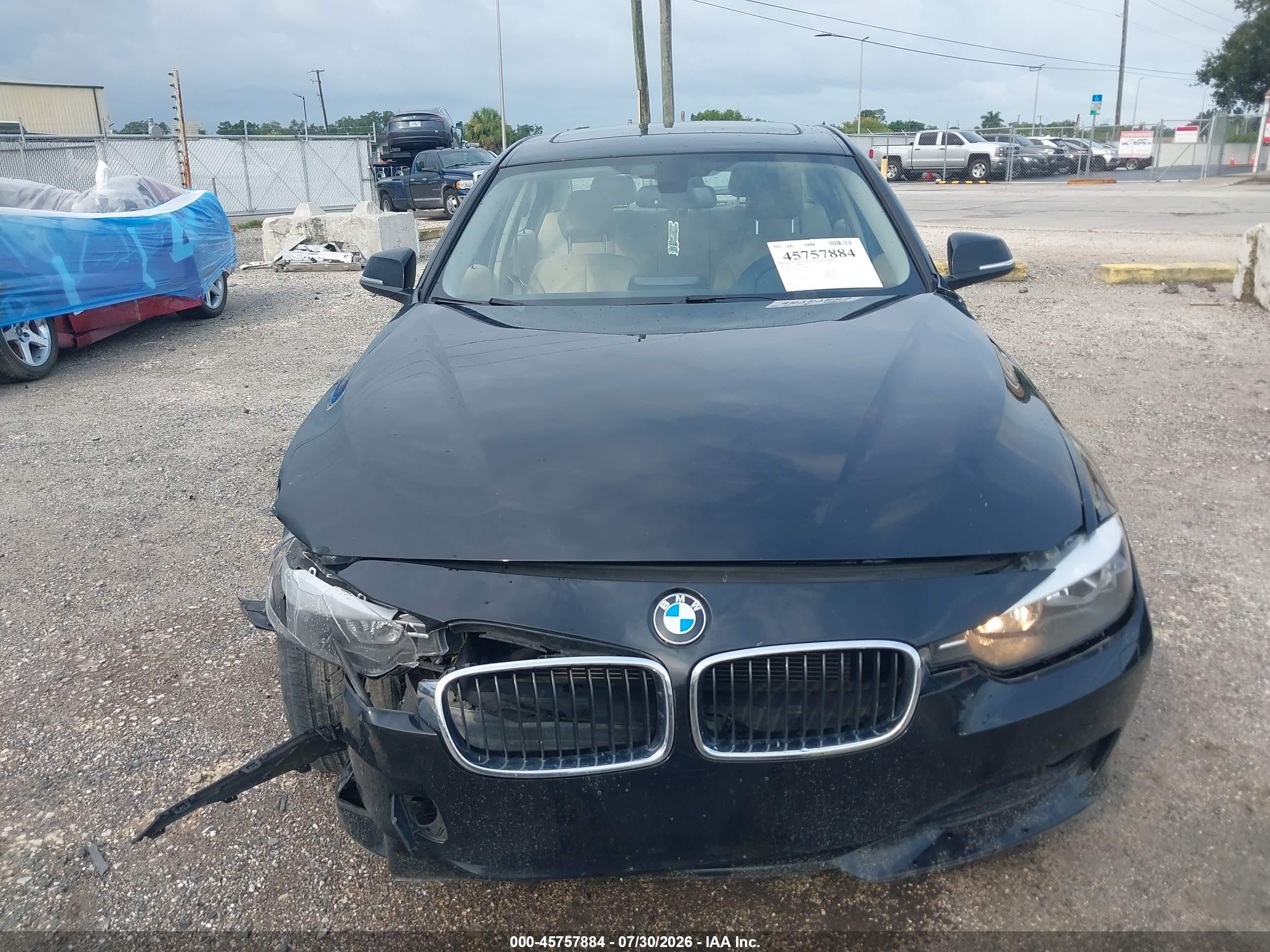 2014 Bmw 328i Xdrive Black vin: WBA3B3G51ENR81666
