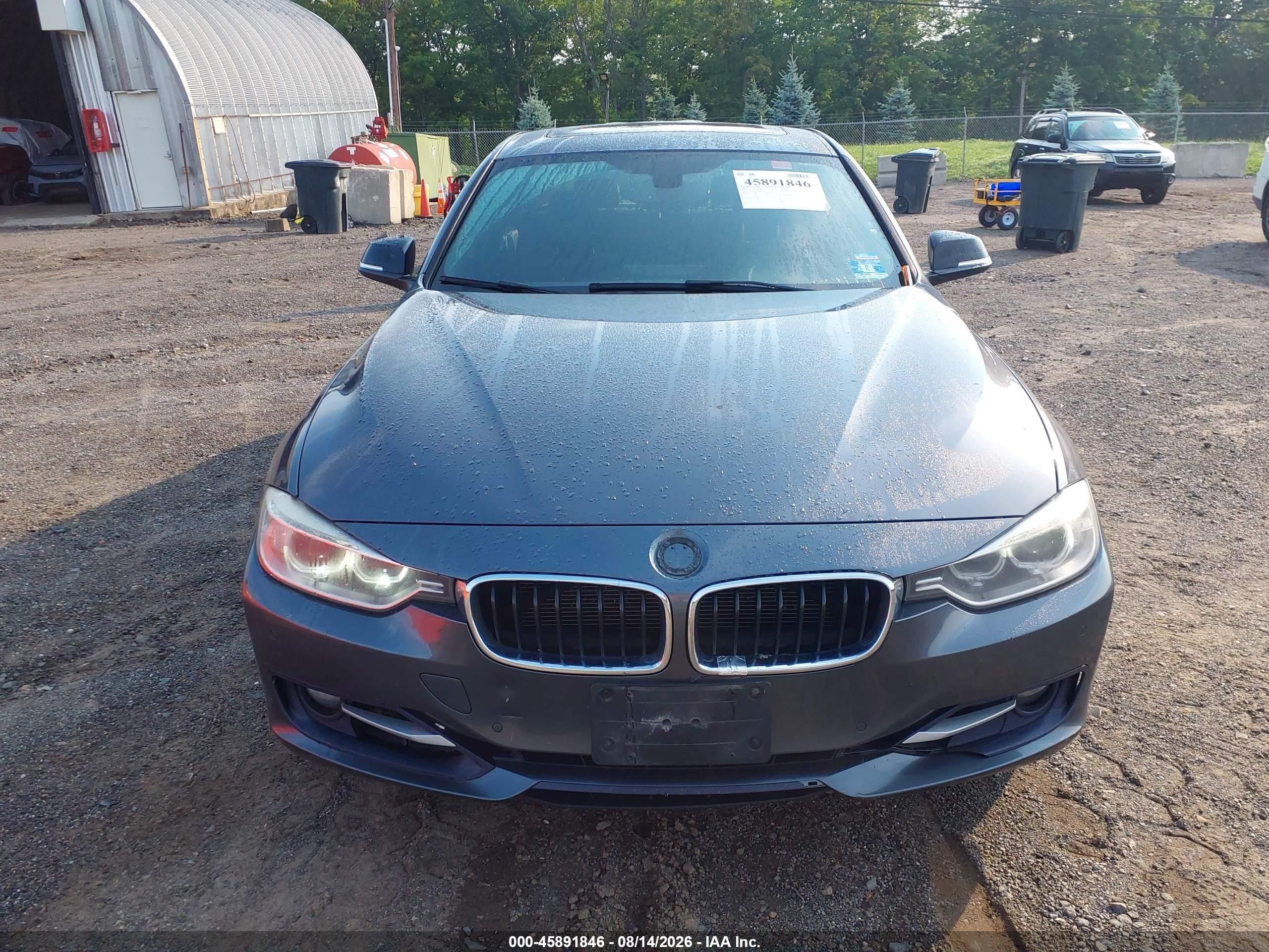 2014 Bmw 328i Xdrive Gray vin: WBA3B3G51ENR82364