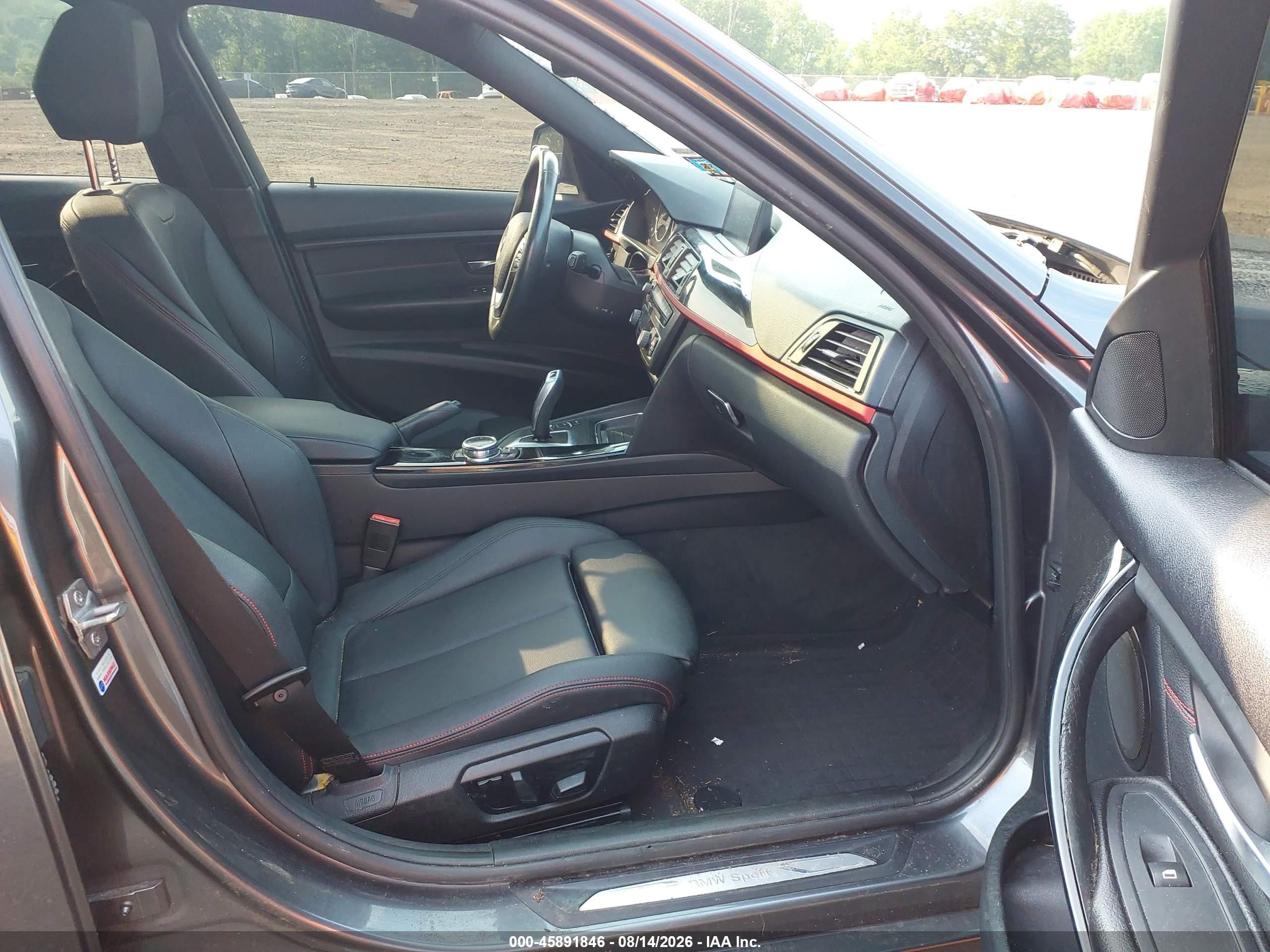 2014 Bmw 328i Xdrive Gray vin: WBA3B3G51ENR82364