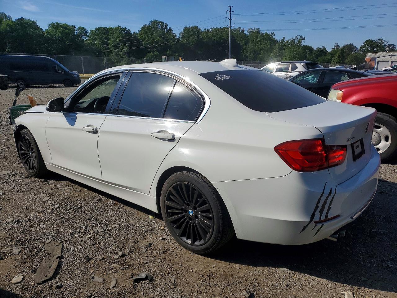 2015 Bmw 328 Xi White vin: WBA3B3G51FNT19684