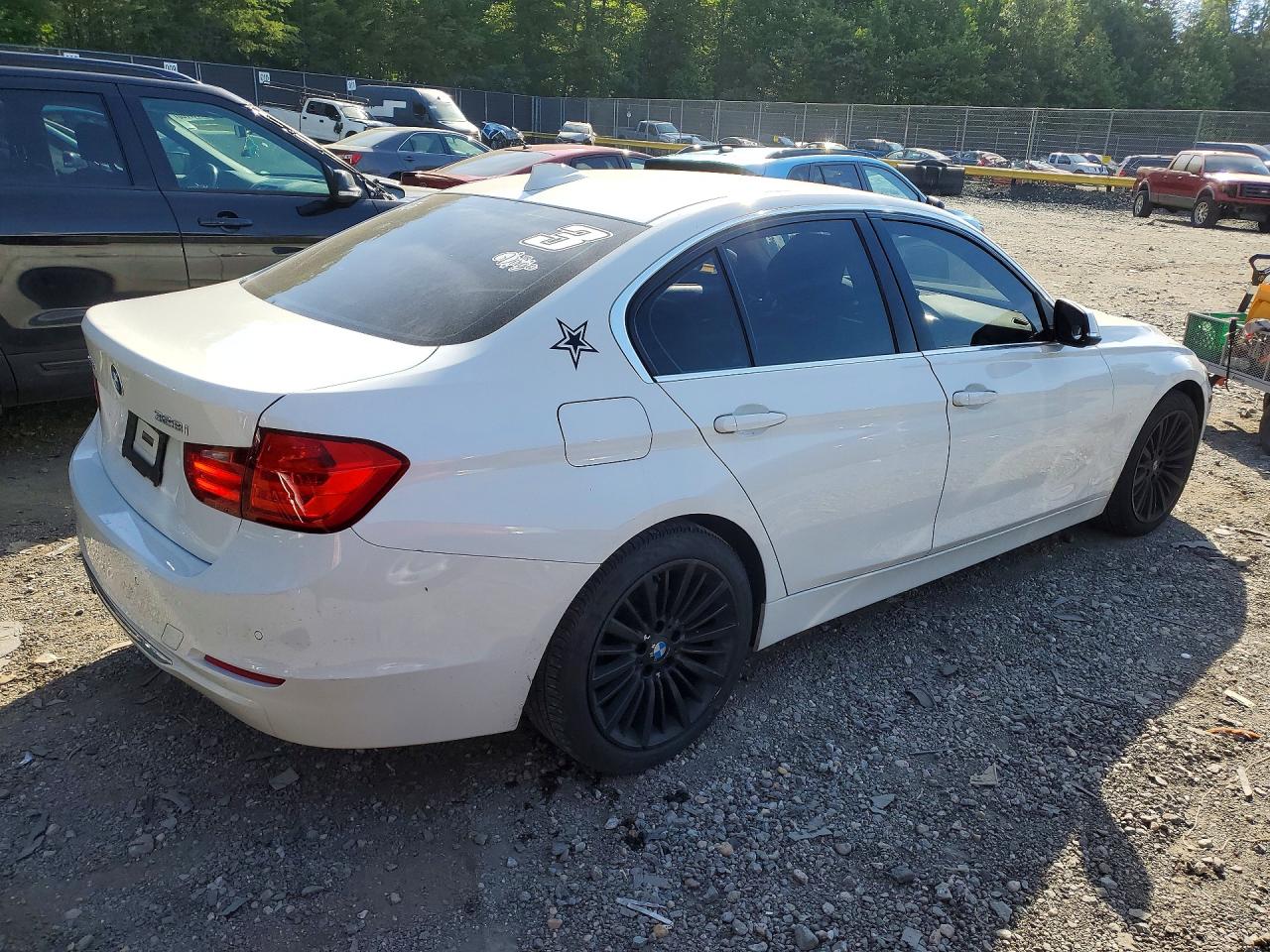 2015 Bmw 328 Xi White vin: WBA3B3G51FNT19684
