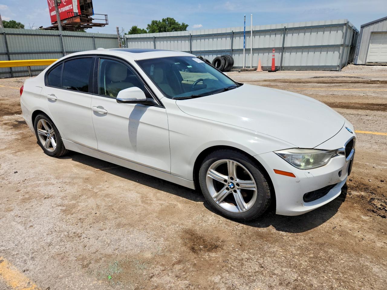 2014 Bmw 328 Xi White vin: WBA3B3G52ENR84110