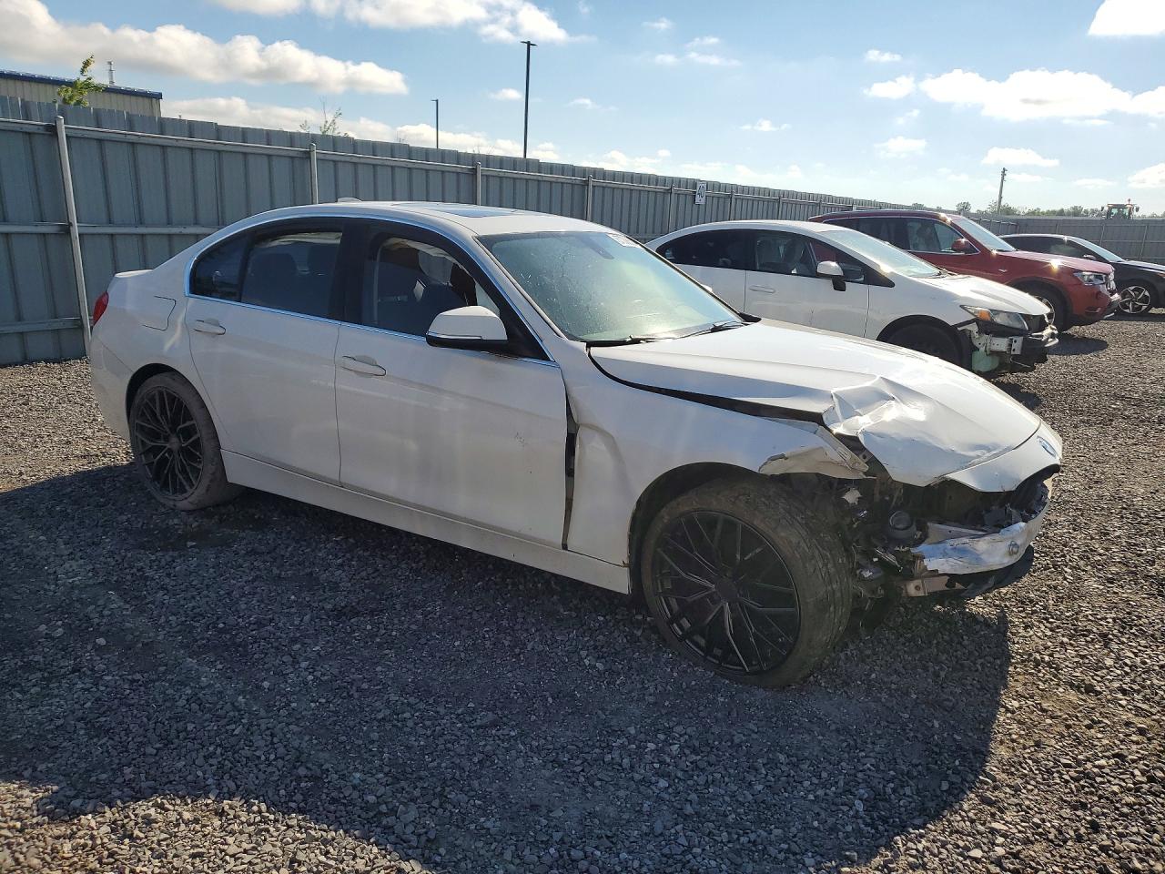 2014 Bmw 328 Xi White vin: WBA3B3G52ENR85113