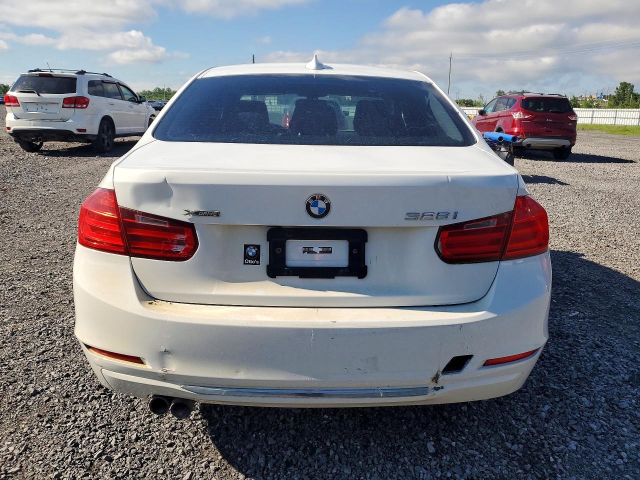 2014 Bmw 328 Xi White vin: WBA3B3G52ENR85113