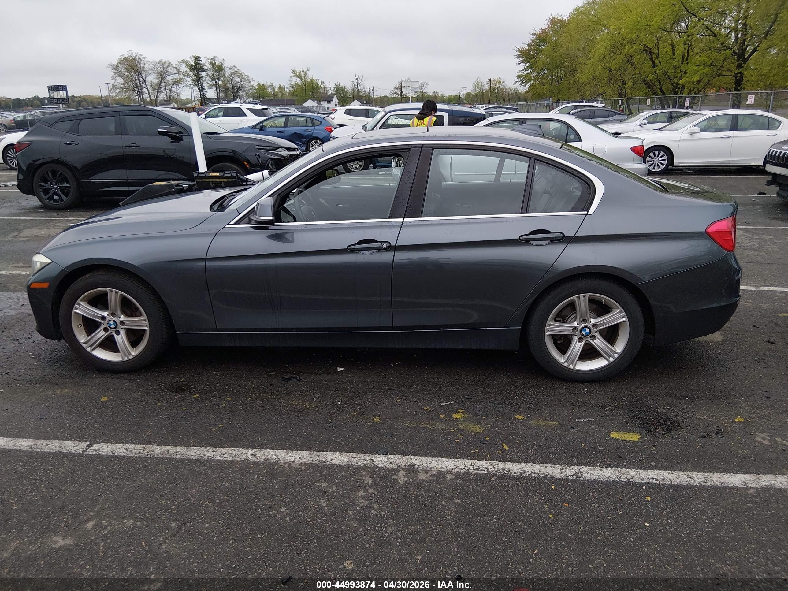 2015 Bmw 328i Xdrive Gray vin: WBA3B3G52FNR85470