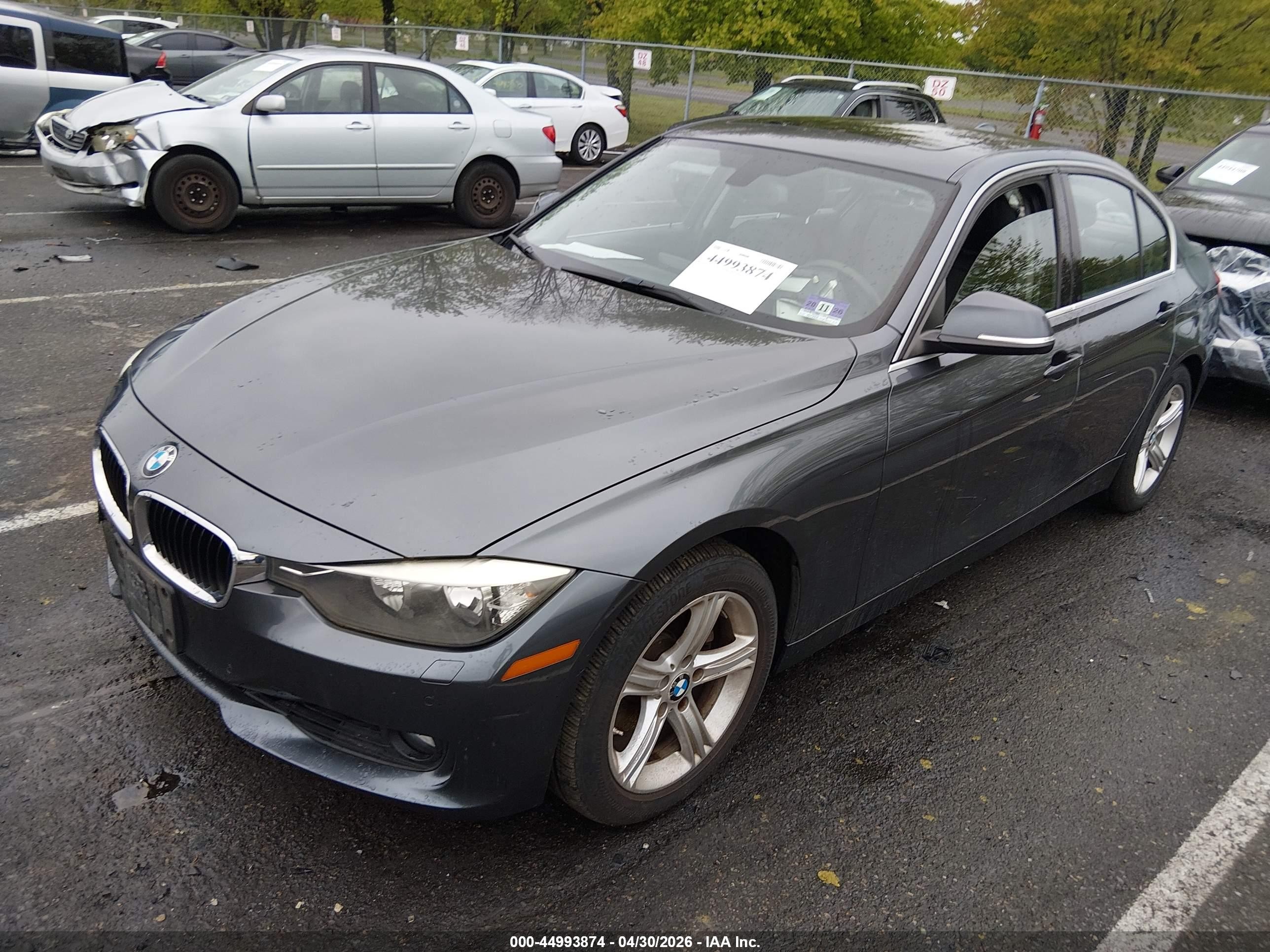 2015 Bmw 328i Xdrive Gray vin: WBA3B3G52FNR85470